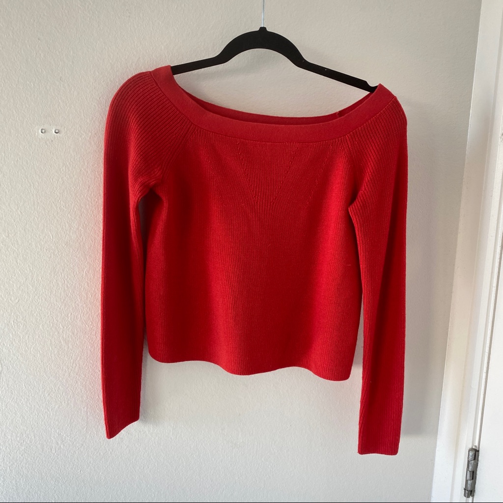 Frame Off The Shoulder Sweater